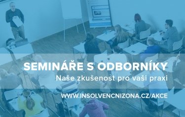 Insolvence seminář webinář